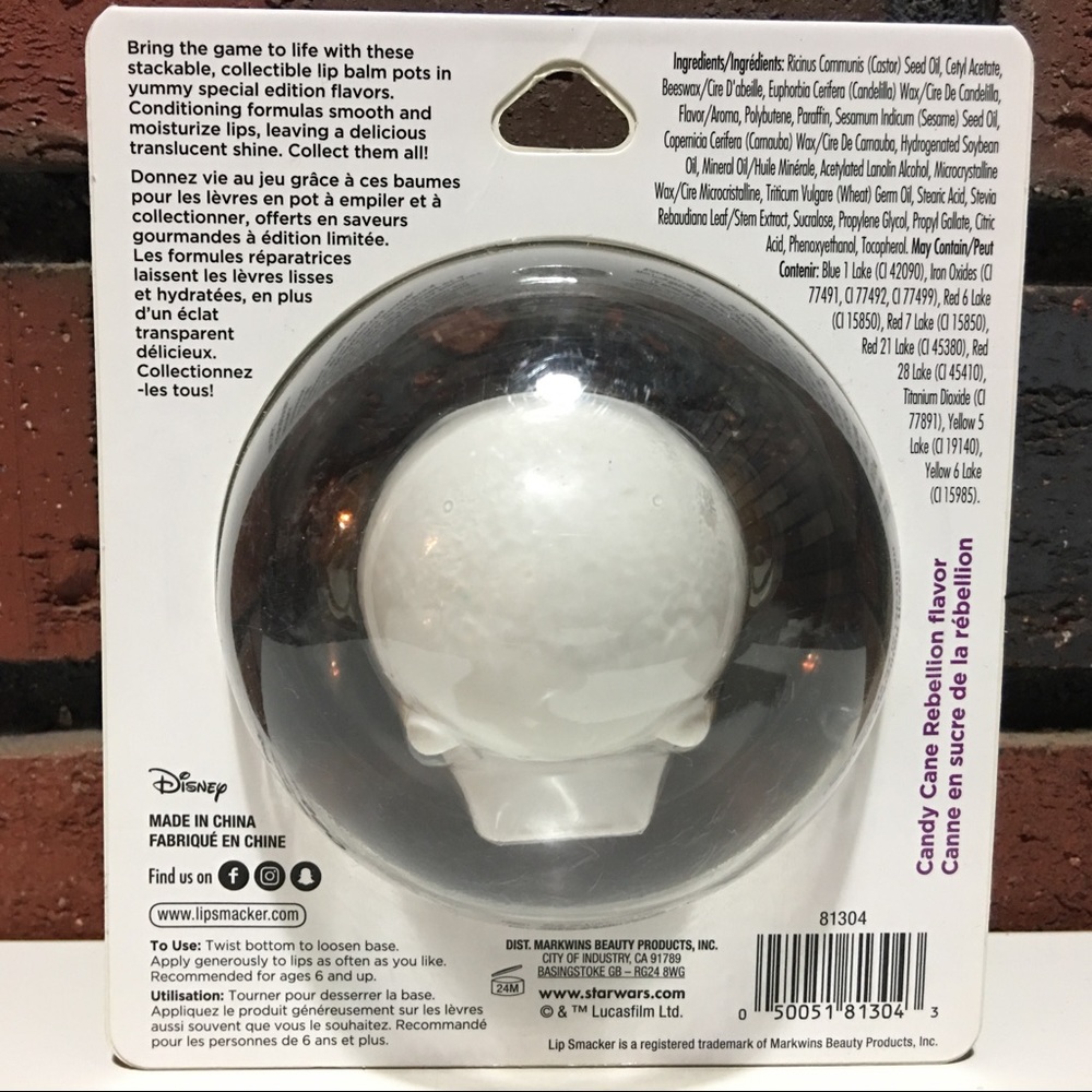 Lip Smacker Leia Star Wars Tsum Tsum Candy Cane - Picture 5 of 7